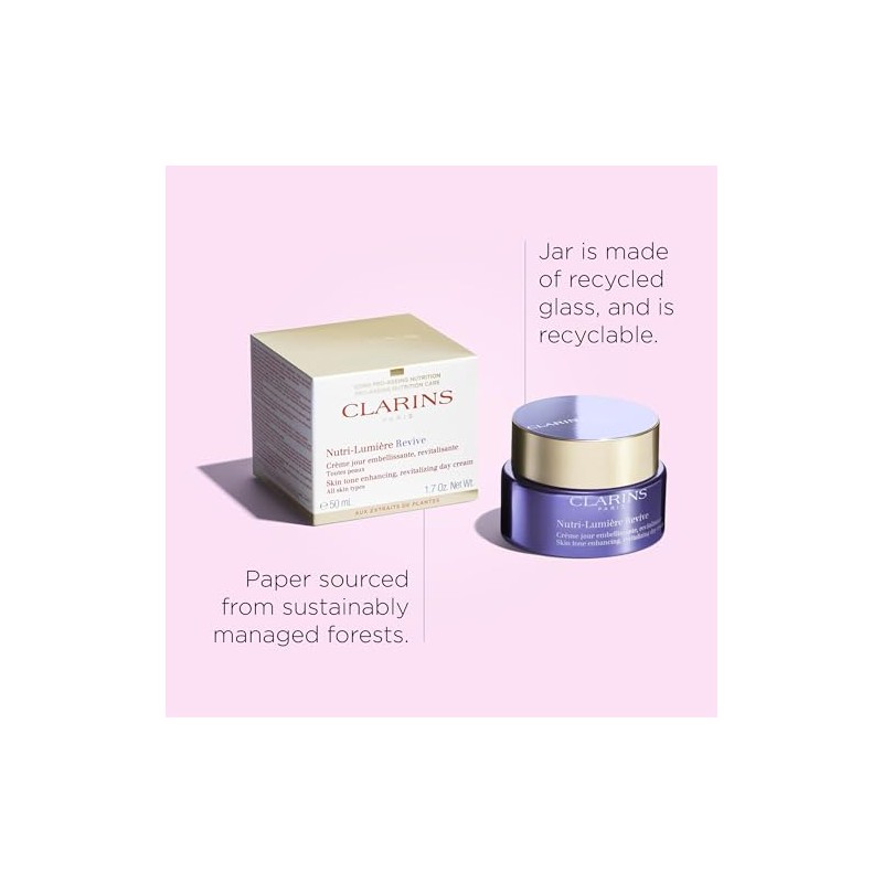 CLARINS - Crema de Día Nutri Lumiere Revive, 50 ml