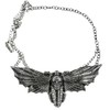 kreepsville 666 Gothic Death's Head Hawk Moth Necklace Insect Skull