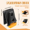 6Pcs Tool Belt Clip ABS Tool Belt Buckle Fast Put