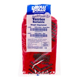 Pillow Paws Slip Resistant Socks 3XL Adult Extra Wide Red - 3 pairs