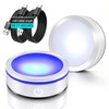 Silver Round LED Light Base Multicolor Display Stand (Two packs)