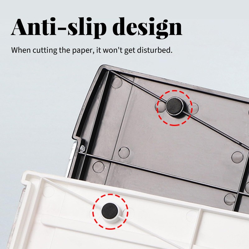 A4 Paper Trimmer 1-Piece - Paper Cutter Slider with Safety