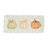 Mud Pie Pumpkin Everything Plates, 4" x 9", MULTI