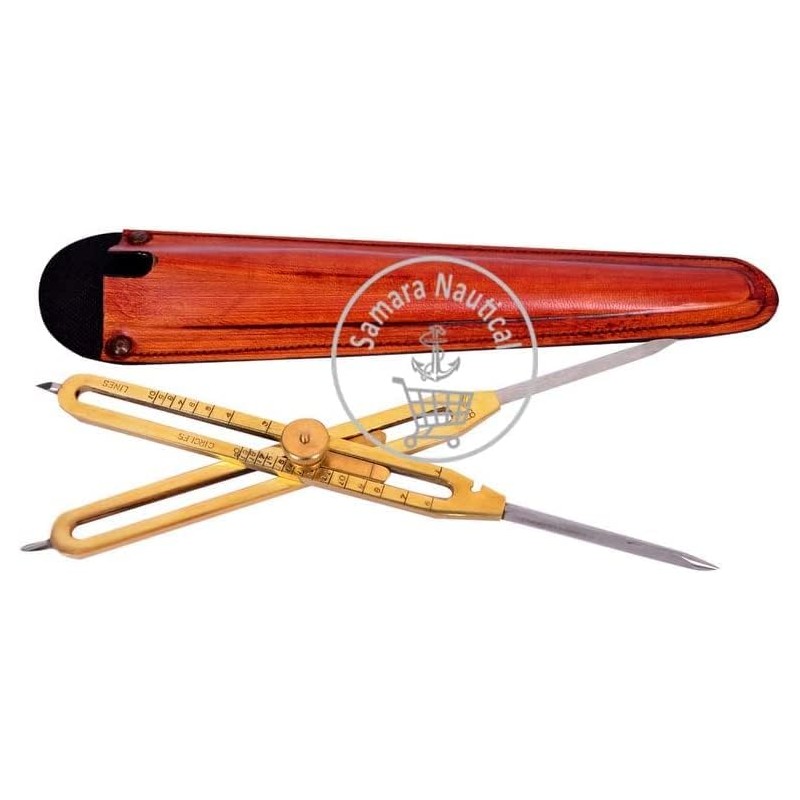 Humaira Nautical Brass Drafting Tool Proportional Divider 12 inch Scientific