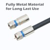 Coax Cable Crimper Cutter - TECHTOO Coaxial Cable Compression Fitting