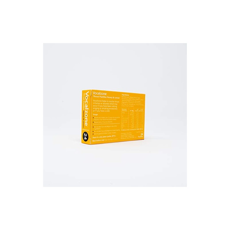 Vocalzone Lemon Honey Pack of 24