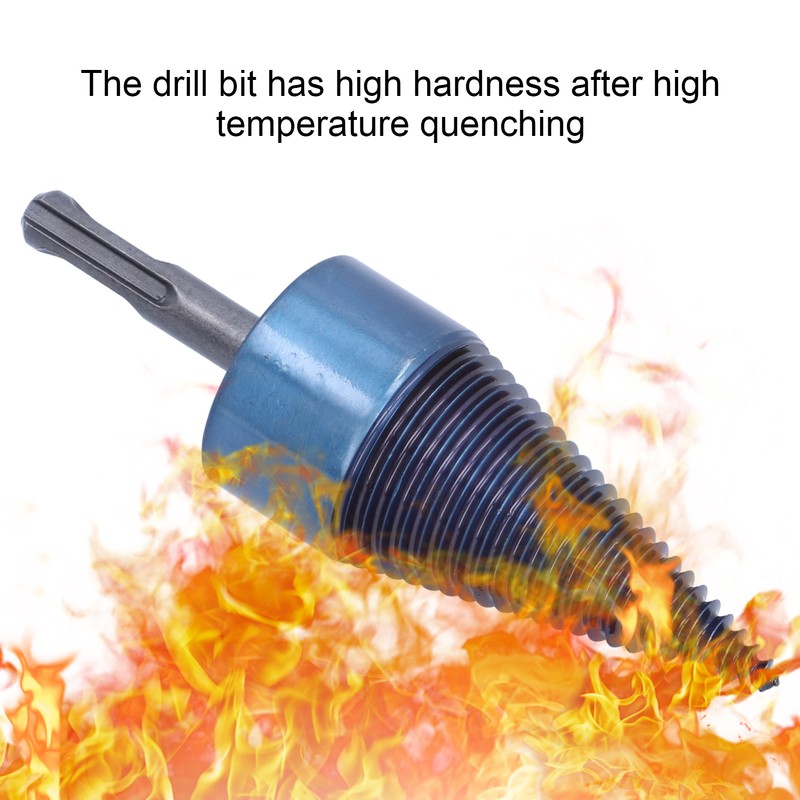Wood Splitter Drill Bit Blue Plated High Speed Steel 42mm