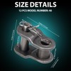 12Pcs #35 Chain Offset Half Link Roller, Chain Master Link,