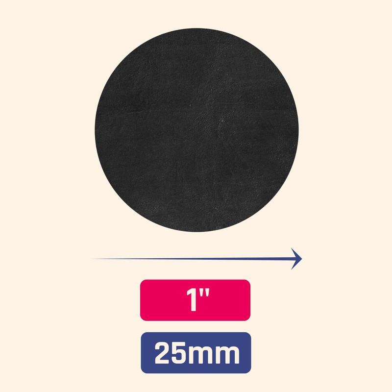 300-Pack, 2.5cm Round Chalkboard Sticker Labels, Reusable and Waterproof