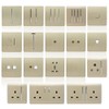 Trendi Artistic Modern Glossy Tactile Auto Retractive Door Bell Switch