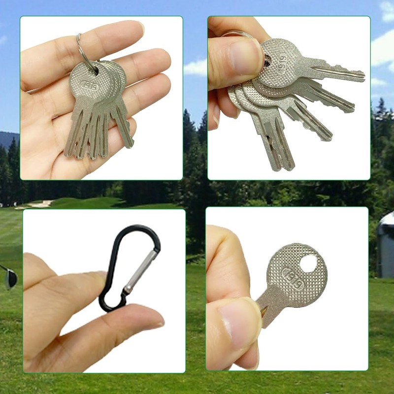 FCOUIID Golf Cart Key Replacement Ignition Keys for EZGO(1982-Up) Gas