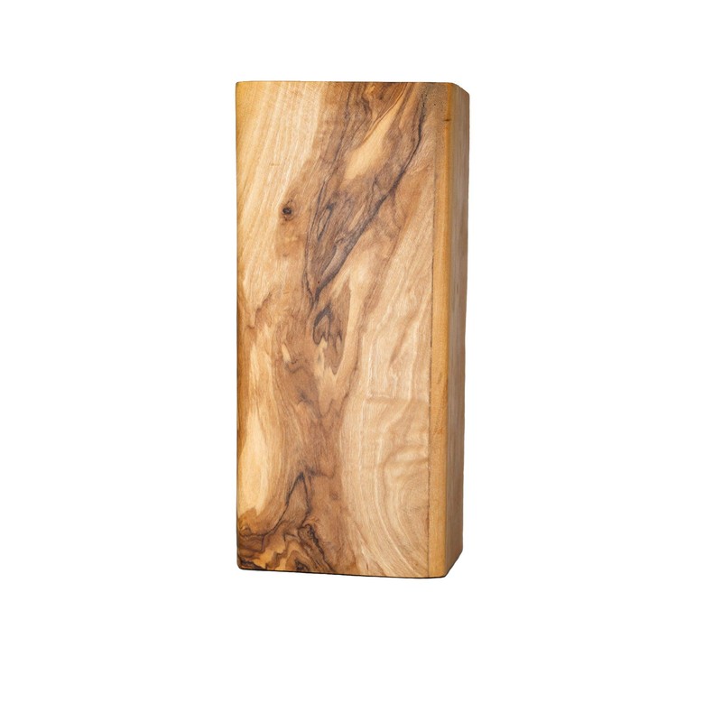 NATUREHOME Olive Wood Kitchen Utensil Cutlery Box - 19 cm