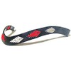 Equipride Argentina Polo Browband for bridles Embroidered Gaucho Leaf Red/White