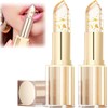 2 barras de labios transparentes que cambian de color, brillo