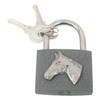 Horse Head Engraved Padlock Love Lock Wedding Anniversary Valentines Gift