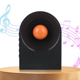 GLAMIGHT Night Light for Kids, Rechargeable Night Light for Bedroom, Portable Speaker Bluetooth, Small Bluetooth Speaker for Desk, RGB Lights, 4 Light Colors,One Phone for Two Speakers,1200mha,Black