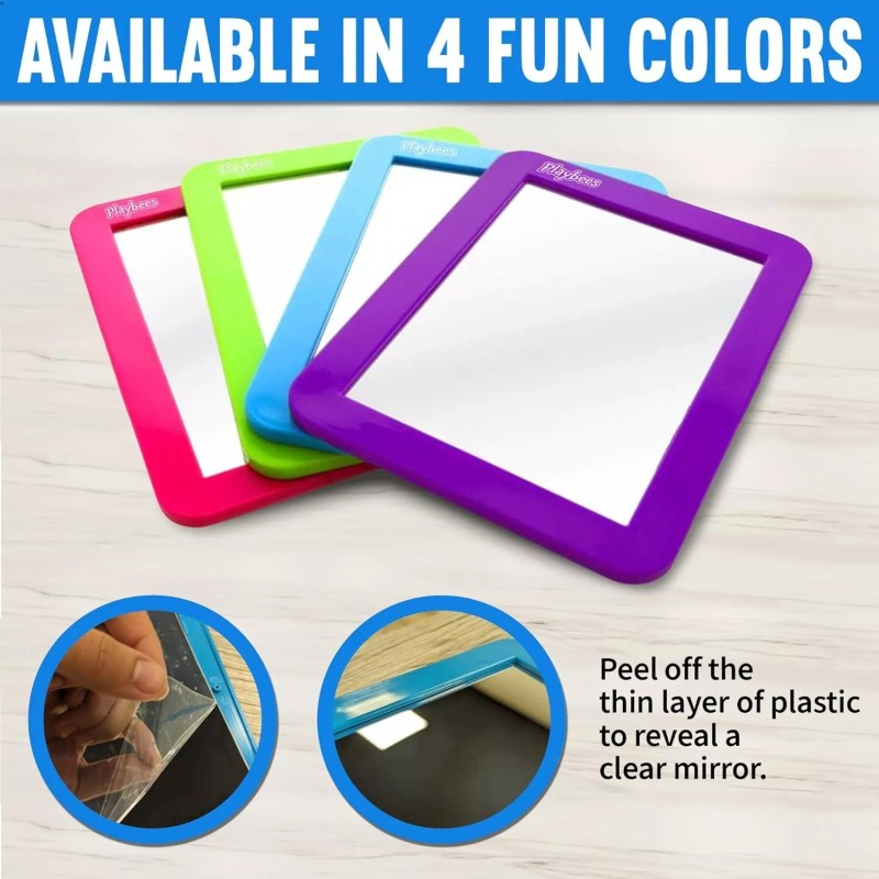 Playbees Magnetic Locker Mirror - Blue