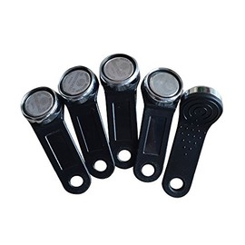 YARONGTECH TM1990 DS1990A-F5 Dallas ibutton with metal ring black color (pack of 5)