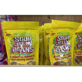 Trader Joe's 2 Pack! Trader Joe’s Sour Jelly Beans Colorful Sweet Tart Chewy Candy 4 oz Bag