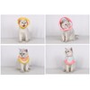 THAIN エリザベスカラー 花柄 マジックテープ式 犬猫用 エリザベスカラー 犬 噛みつき防止 軽量 術後