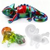 Large Chameleon Resin Mold Silicone, 3D Animal Epoxy Resin Molds