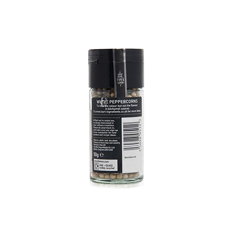 Bart White Peppercorns, 50g