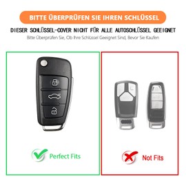 FT FUNTOR Golden Edge Black and White Key Holder, 2 Black