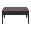 Compamia Miami Resin Patio Coffee Table in Brown