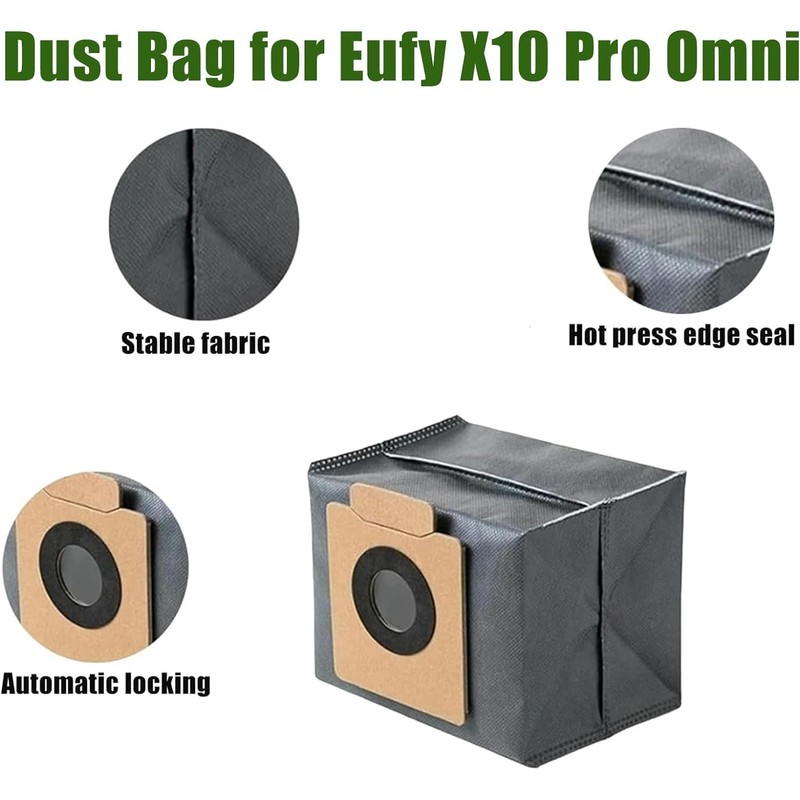 Replacement Parts for eufy X10 Pro Omni, Washable and Reusable