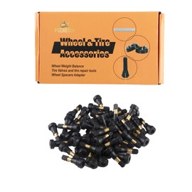 EZISOE 50pcs TR600HP High Pressure Brass Tire Valve Stem High-Pressure Tubeless Snap-in Valves Good for Larger or Heavy-Duty Vehicle