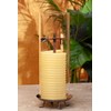Candle by the Hour 80-Hour Candle with Glass Cylinder, Eco-friendly