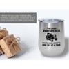 Lawn Mower Silver Edition Wine Tumbler 12oz - The lawn
