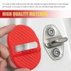 4 PCS Car Door Latch Covers, Carbon Fiber Car Door