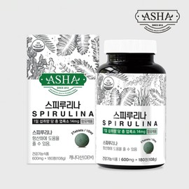 Asha 스피루리나 180정 (3개월분) 원말 99% Spirulina 180 Tablets (3-Month Supply) 99% Whole Powder