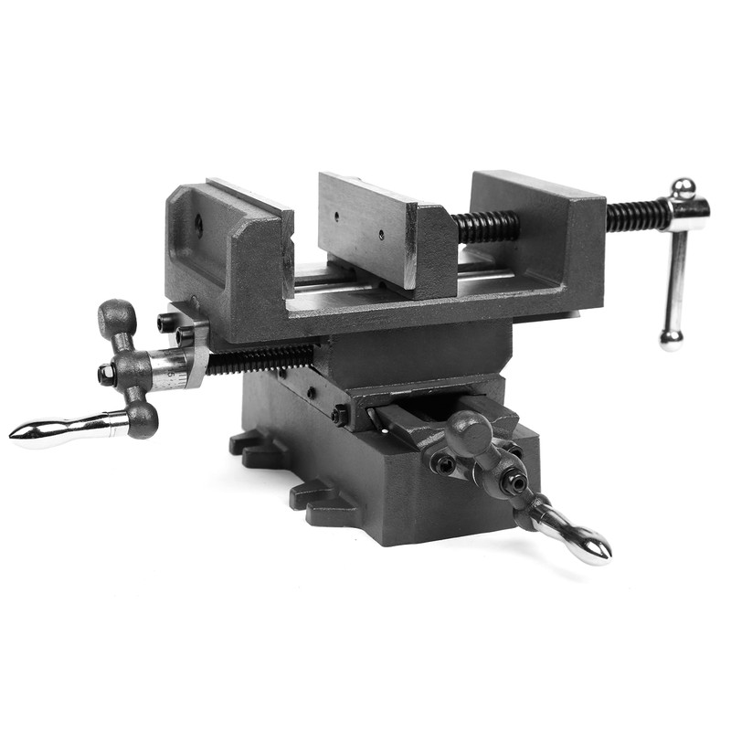 WEN Cross Vise, 4.25-Inch with Compound Slide for Mills and