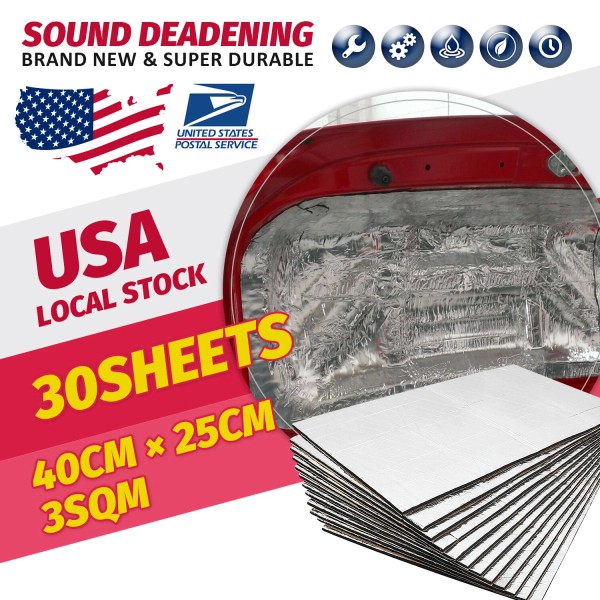 MODIGT 16"X10" Car Heat Insulation Foam Sound Deadening Self-adhesive Mat