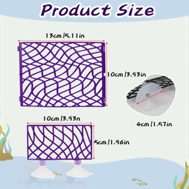 WishLotus Betta Hideout, Hollow Design Fish Tank Decorations Hideout with Suction Cup, Fish House for Fish Tank Aquarium, Aquarium Tunnel Fish Tank Hideout for Resting Playing Sleeping (Black)