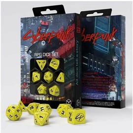 Q-Workshop QWOCPU58 Cyberpunk Red Dice Set: Danger Zone (7)