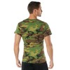 Rothco T-Shirt/Woodland Camo, Large