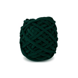 CRAFTYTOP™ - Chenille Yarn, Fluffy Yarn, Velvet Yarn, Plush Yarn, Chunky Yarn for Crocheting, Baby Blanket Yarn, Crochet Yarn, Knitting Yarn, Bulky Yarn, Soft Yarn, Baby Yarn (Emerald Desire)