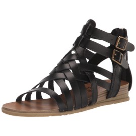 Blowfish Malibu Women's Bolivia Sandal, Black Dyecut, 8M