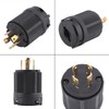 Chazcool NEMA L14-30P Enchufe Macho de EE.UU., 125V-250V 30A Conector