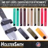 HolsterSmith - IWB Soft Belt Loops - (Black) – HD