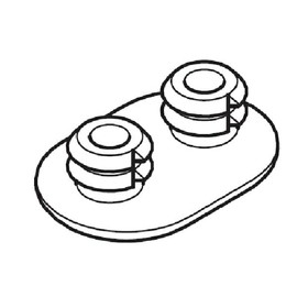 【ゆうパケット対応品】 TOTO Parts 【TCM1792R】 Toilet Seat Cushion, Toilet Lid and Seat Components