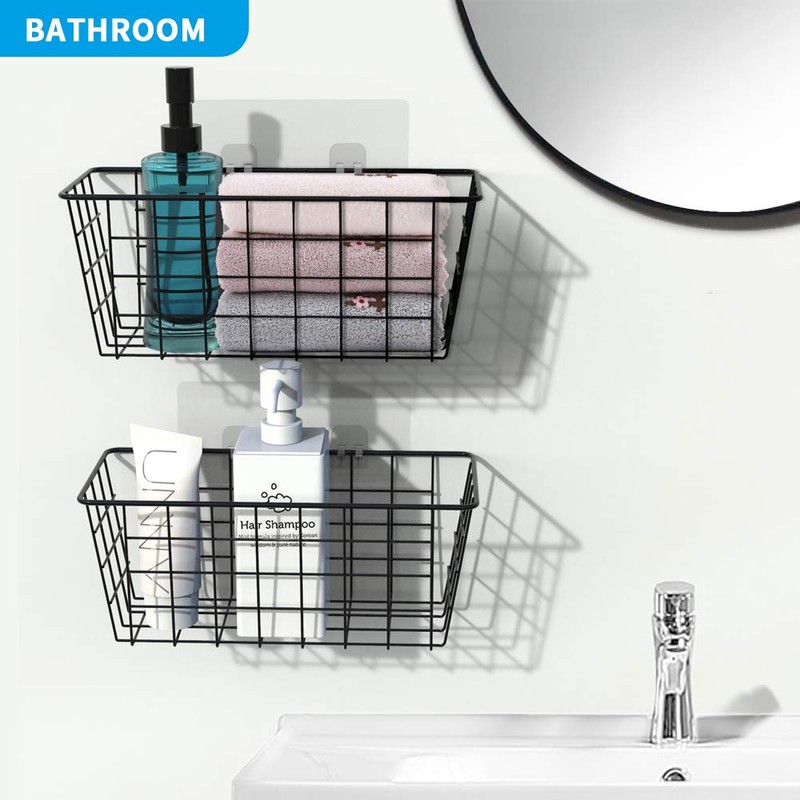 MaraFansie Hanging Kitchen Baskets Wire Storage Basket Over the Cabinet