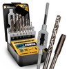 Metric Tap Set M3 - M12, 15 Pieces, HSS-G/Tap Wrench/Anvil
