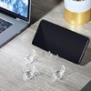 40 Pieces Acrylic Display Holder Clear Display Easel Stands Pedestal