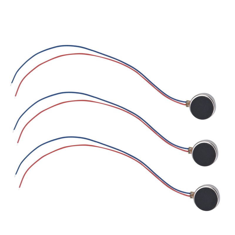 30Pcs Mini Vibration Motors Small Lightweight Low Noise Low Power