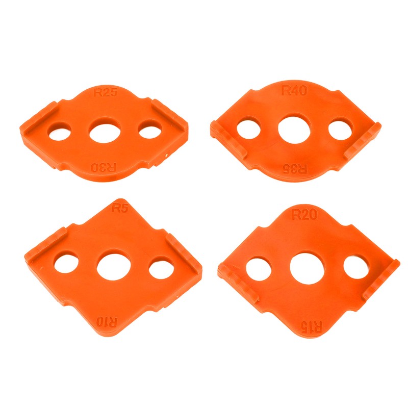4PCS R Corner Templates Round Angle Radius Jig Routing Template