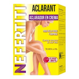 Nefertiti Aclarador de Vello Corporal con Aloe Vera, Decolora y Suaviza